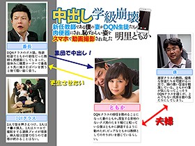 中出し学級崩壊 新任教師である僕の妻がDQN生徒たちの肉便器にされ、恥ずかしい姿をスマホで動画撮影されました 明里ともか サンプル動画サムネイル